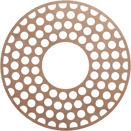 Ekena Millwork Fink Wood Fretwork Pierced Ceiling Medallion, Wood (Paint Grade), 38"OD x 13 3/4"ID x 3/8"T CMWP38X38X0375FFMF
